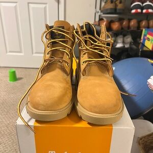 Timberland Classic 6in Lace Waterproof Boots - Wheat - Kids